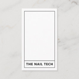 Tarot Nail Technician Nail Art Business Card Visitenkarte