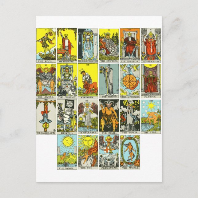 Tarot Postkarte (Vorderseite)