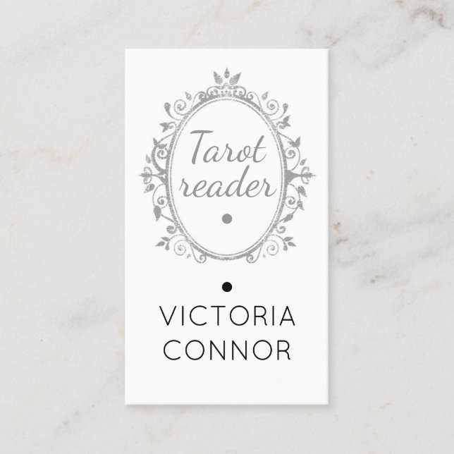 Tarot Reader Psychische Mittelenergie Heilung Visitenkarte (Vorderseite)