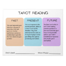 Tarot Reading 11" x 8,5" Notepad