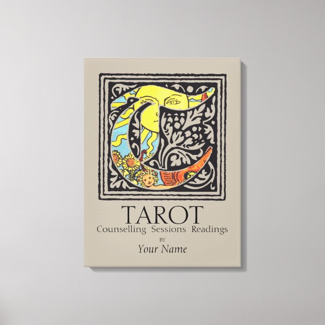 TAROT Sessions, Beratung, - gepanzerte Canvas Leinwanddruck (Vorderseite)