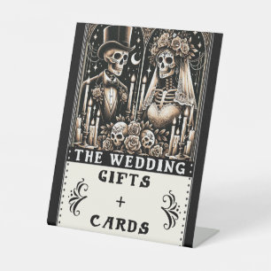 Tarot Skelette Braut Bräutigam Hochzeitsgeschenke Sockelschild