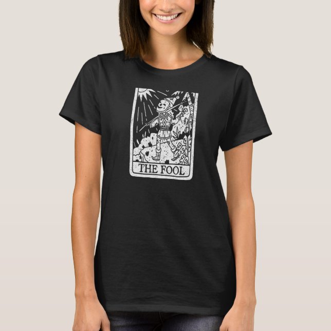 Tarot The Fool Goth Occult Grunge Baphomet Gothic T-Shirt (Vorderseite)