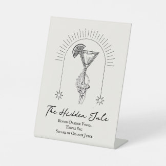Tarot Trinkschild Sockelschild