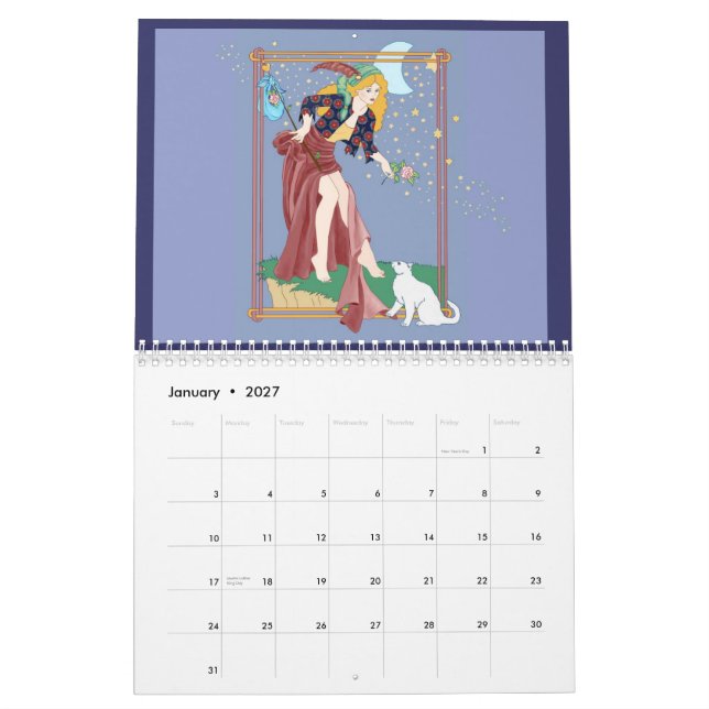 Tarot und andere Imaginings Kalender (Jan 2027)