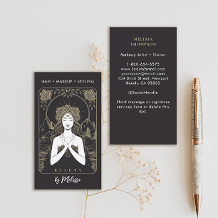 Tarot Water Rose Goddess Moderne Kunst, Dichtung u Visitenkarte