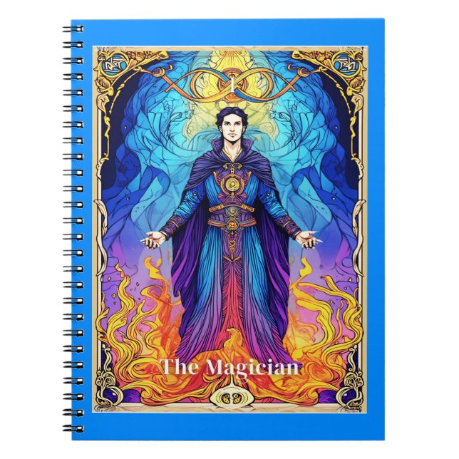 Tarotkarte Der Magier Notizblock (Vorderseite)