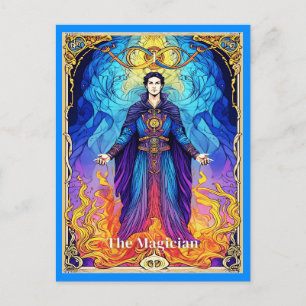 Tarotkarte Der Magier Postkarte
