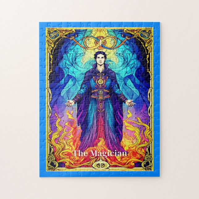 Tarotkarte Der Magier Puzzle (Vertikal)