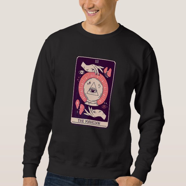 Tarotkarte Der Magier Sweatshirt (Vorderseite)