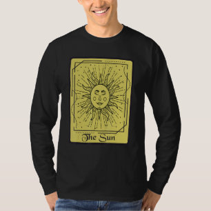 Tarotkarte Die Sonne Okkulte Mystische Karten T-Shirt