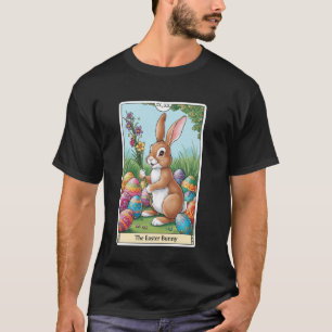 Tarotkarte Glückliches Osterhase Frühling Osterei T-Shirt