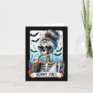 Tarotkarte Mumien Vibes Grusel Saison Skelett Mama Karte