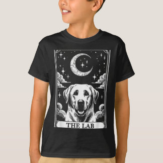 Tarotkarte Vintage Halbmond Labrador Retriever T-Shirt
