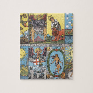 Tarotkarten-Collage Puzzle