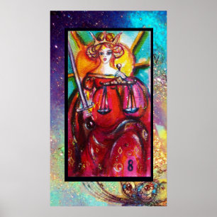 TAROTKARTEN DER VERLORENEN SCHATTEN / DIE GERECHTI POSTER