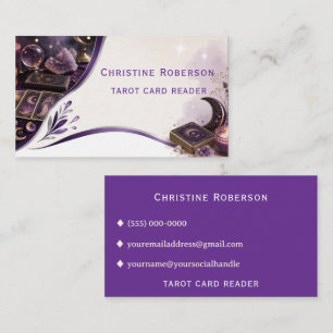 Tarotkarten-Leser Individuelle Visitenkarte