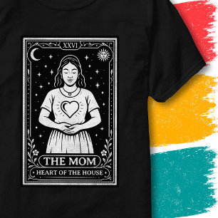 Tarotkarten-Mama-Design Mutter Vintage-Stil T-Shirt