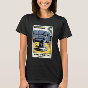 Tarotkarten-Rad-des-Fur-Tune-Katze-Roboter-Staubsa T-Shirt
