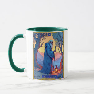 Tarotkartenillustration, Der Einsiedler Tasse