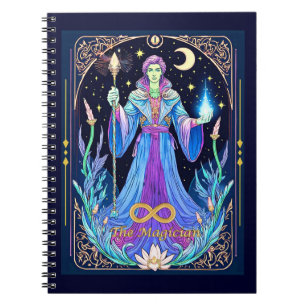 Tarotkartenillustration, Der Magier Notizblock