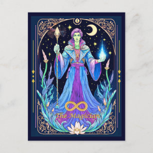 Tarotkartenillustration, Der Magier Postkarte