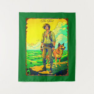 Tarotkartenillustration, Der Narr Wandteppich
