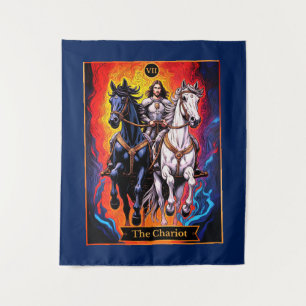 Tarotkartenillustration, Der Wagen Wandteppich