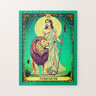 Tarotkartenillustration, Stärke Puzzle