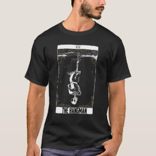 Tarotkartenlesen Kartomantie Gehängter Mann Okkult T-Shirt