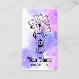 Tarotkartenleser Hellseher Spirituelle Visitenkart Visitenkarte
