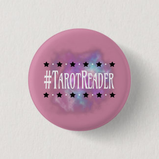 #TarotReader Rosa 1 Zoll. Knopf Button