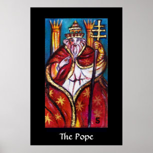 TAROTS DER VERLORENEN SCHATTEN / PAPST, HIEROPHANT POSTER