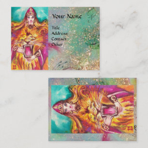 TAROTS der VERLORENEN SCHATTEN /Strength/Kraft Visitenkarte