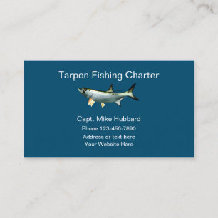 Tarpon-Angelfischer-Kapitän Visitenkarte