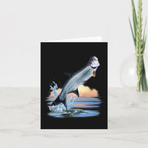 Tarpon Fisch Frische Wassertiere Jagen Fische A Karte