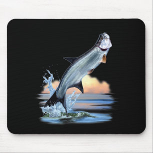 Tarpon-Fisch Süßwasser-Wildtierjagd-Angeln A Mousepad