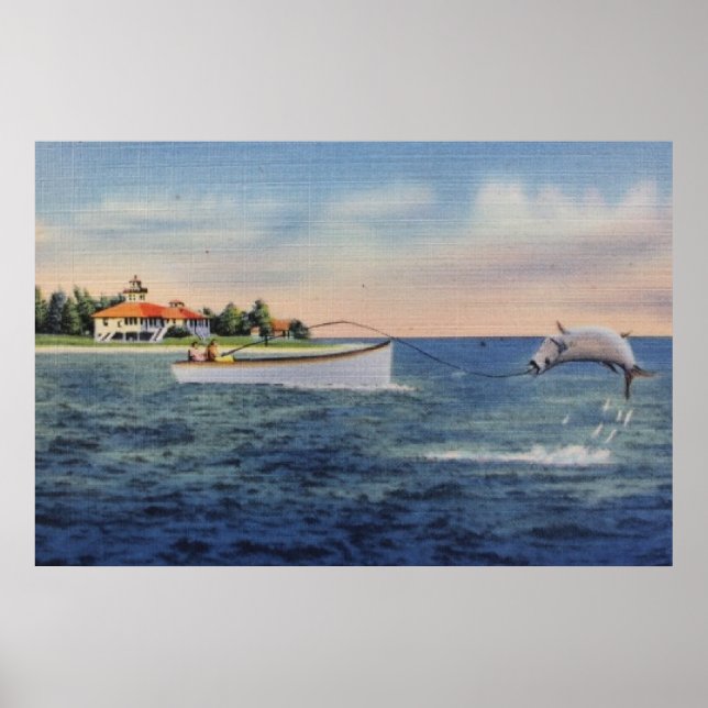 Tarpon Fischen Poster (Vorne)