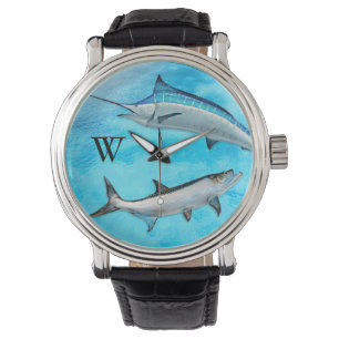 Tarpon Marlin Blue Water Initial Armbanduhr