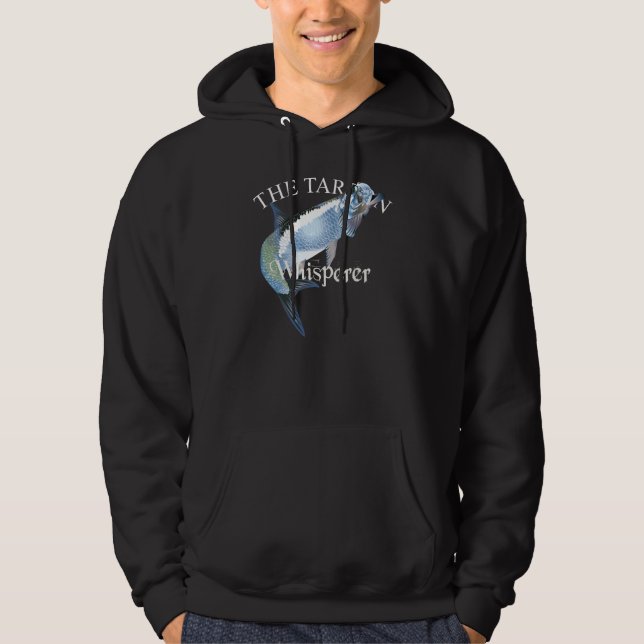 Tarpon Whisperer Dark Hoodie (Vorderseite)