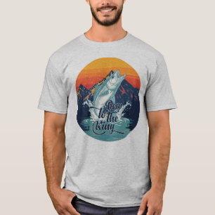 Tarpun Fliegenfischen Bow To The King Geschenk T-Shirt