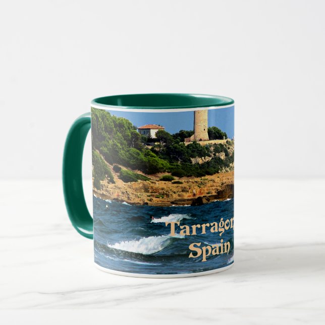 Tarragona, Spanien landschaftlich Tasse (Vorderseite Links)