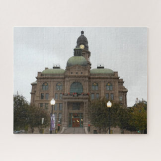 Tarrant County Courthouse Südwestseite N Houston Puzzle