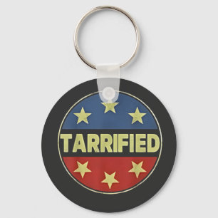 Tarrfied Anit Trump Patriotic American Schlüsselanhänger