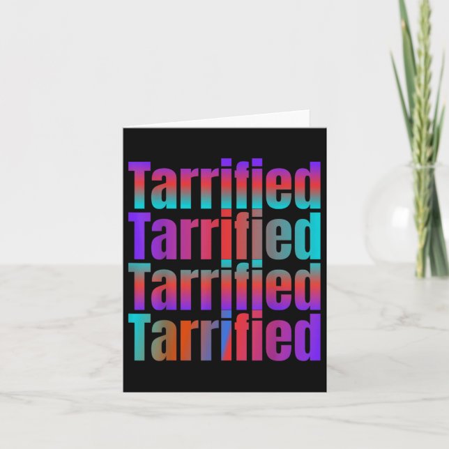 Tarried Funny Political Karte (Vorderseite)