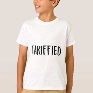 Tarrified Tariff-iert Trump Anti-Tariffterschrocke T-Shirt