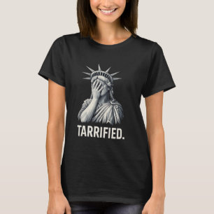 TARRIFIZIERT Statue der Freiheit Lustiges Gesichts T-Shirt