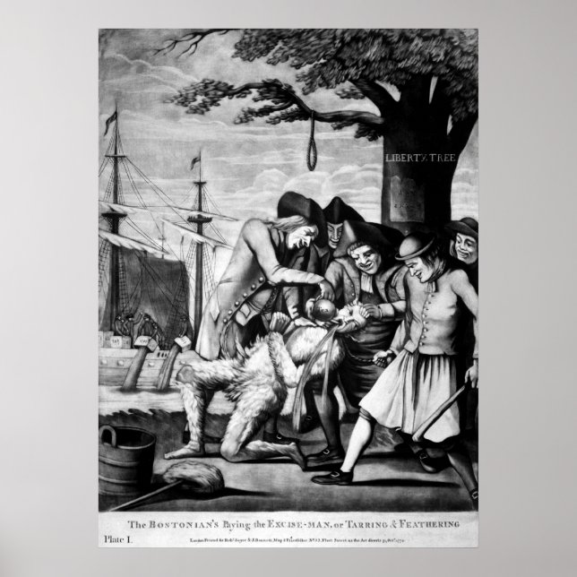 Tarring und Feathering Poster (Vorne)