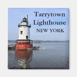 Tarrytown Leuchtturm, quadratischer Magnet New