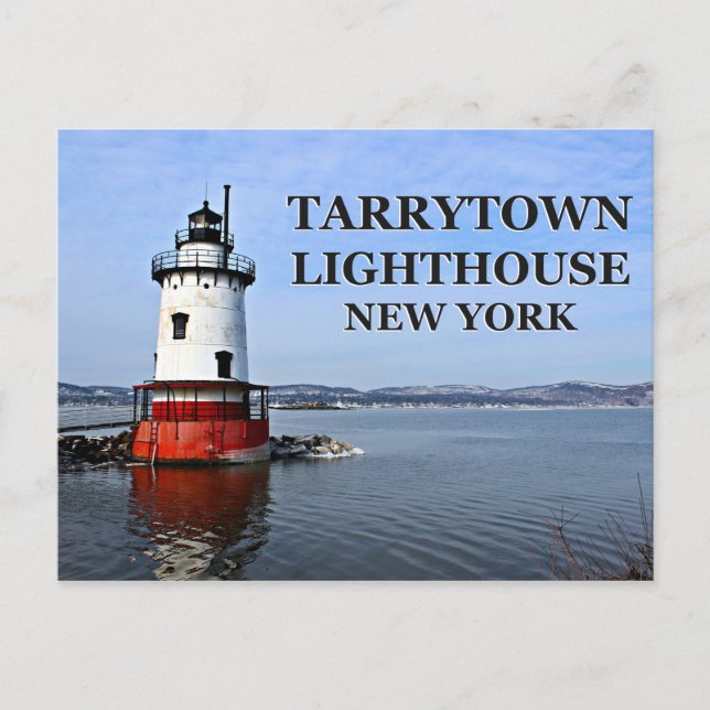 Tarrytown Lighthouse, New York Postcard Postkarte (Vorderseite)